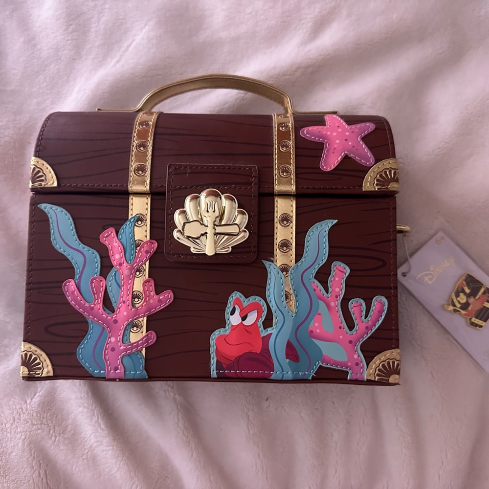 Little Mermaid Crossbody Treasure Chest.